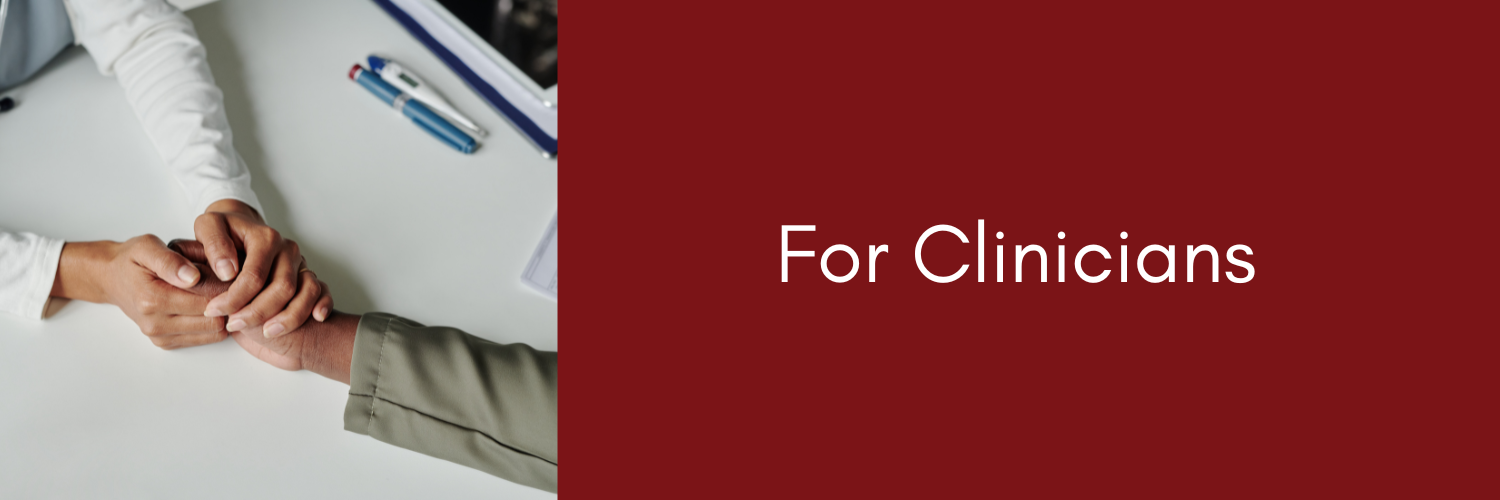 For Clinicians Banner 