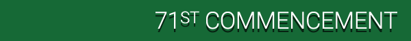 71st Commencement