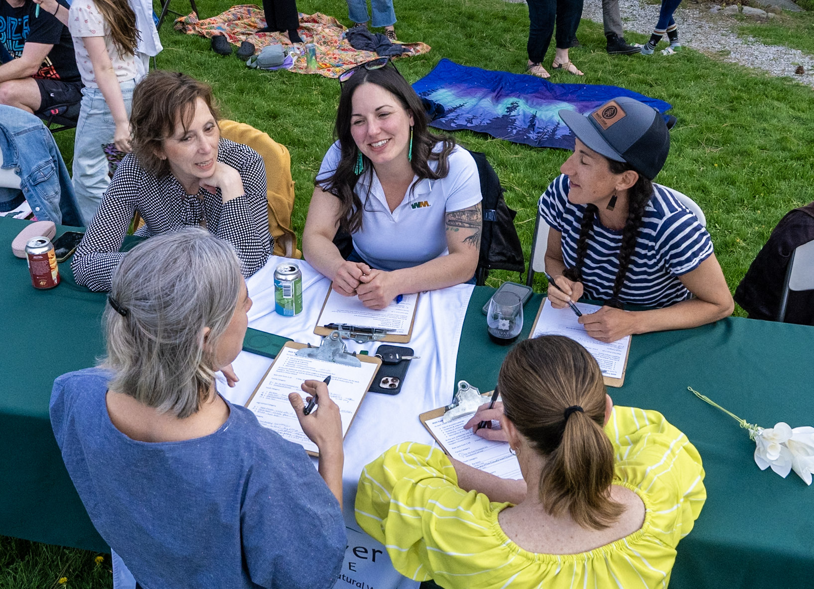 A picture of  judges from the 2025 Trashion Show.