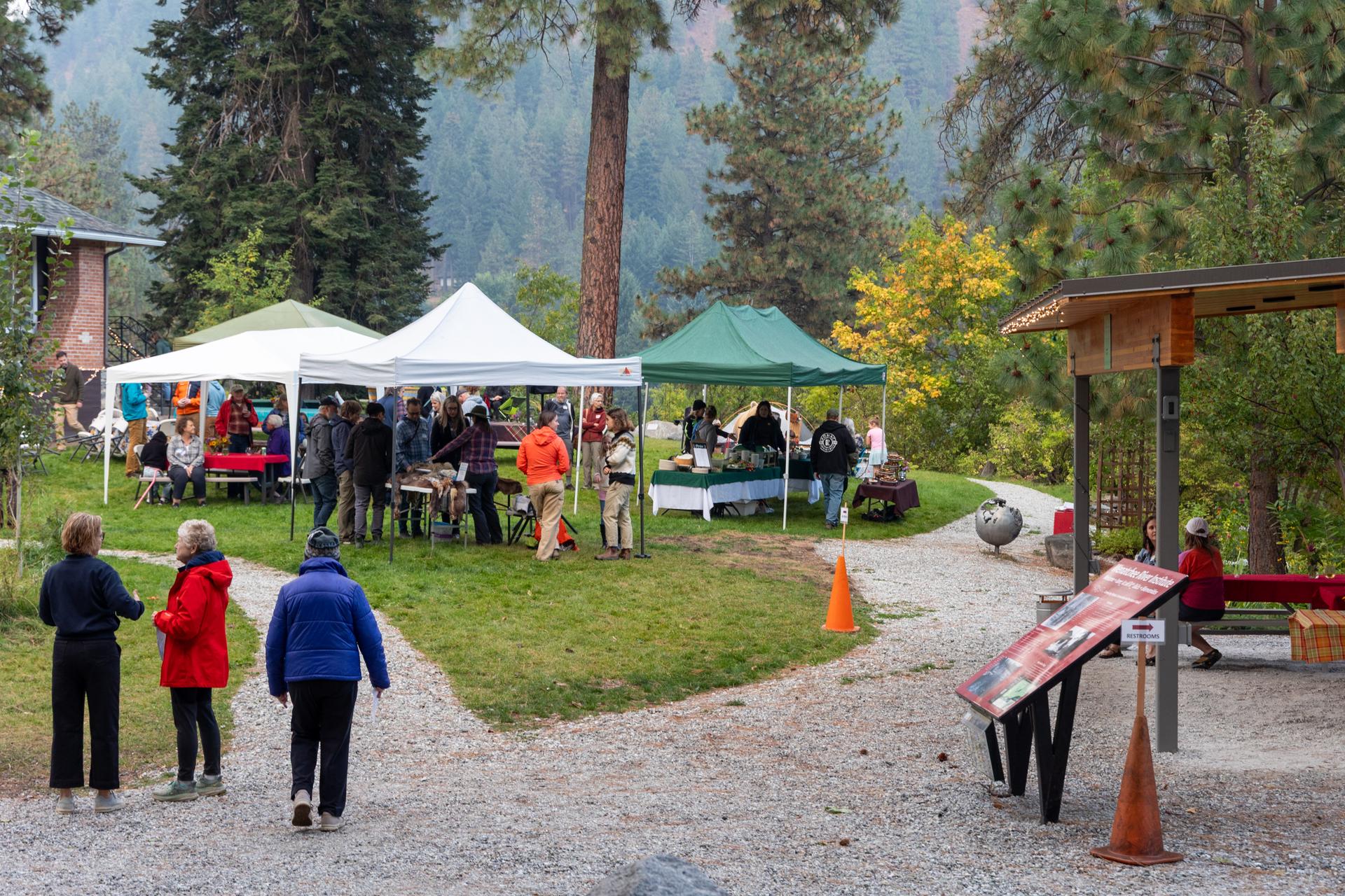 Image of WRI Campus with Sunset & S'mores celebration of our community