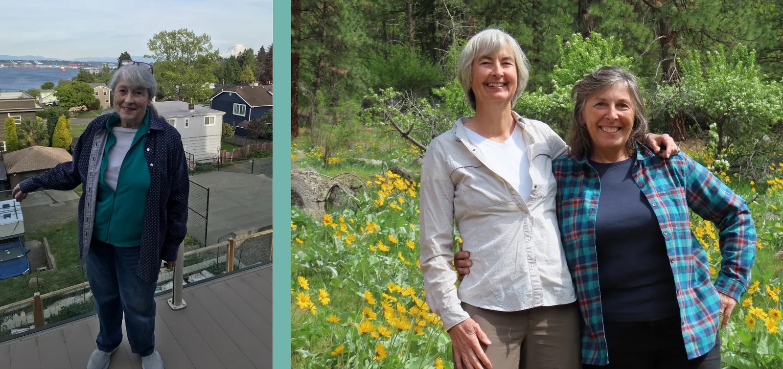 Jeanie Garrity from NCWAS, Sharon Lunz from the Chelan-Douglas Land Trust, and Heather Wallis Murphy from the U.S. Forest Service. 