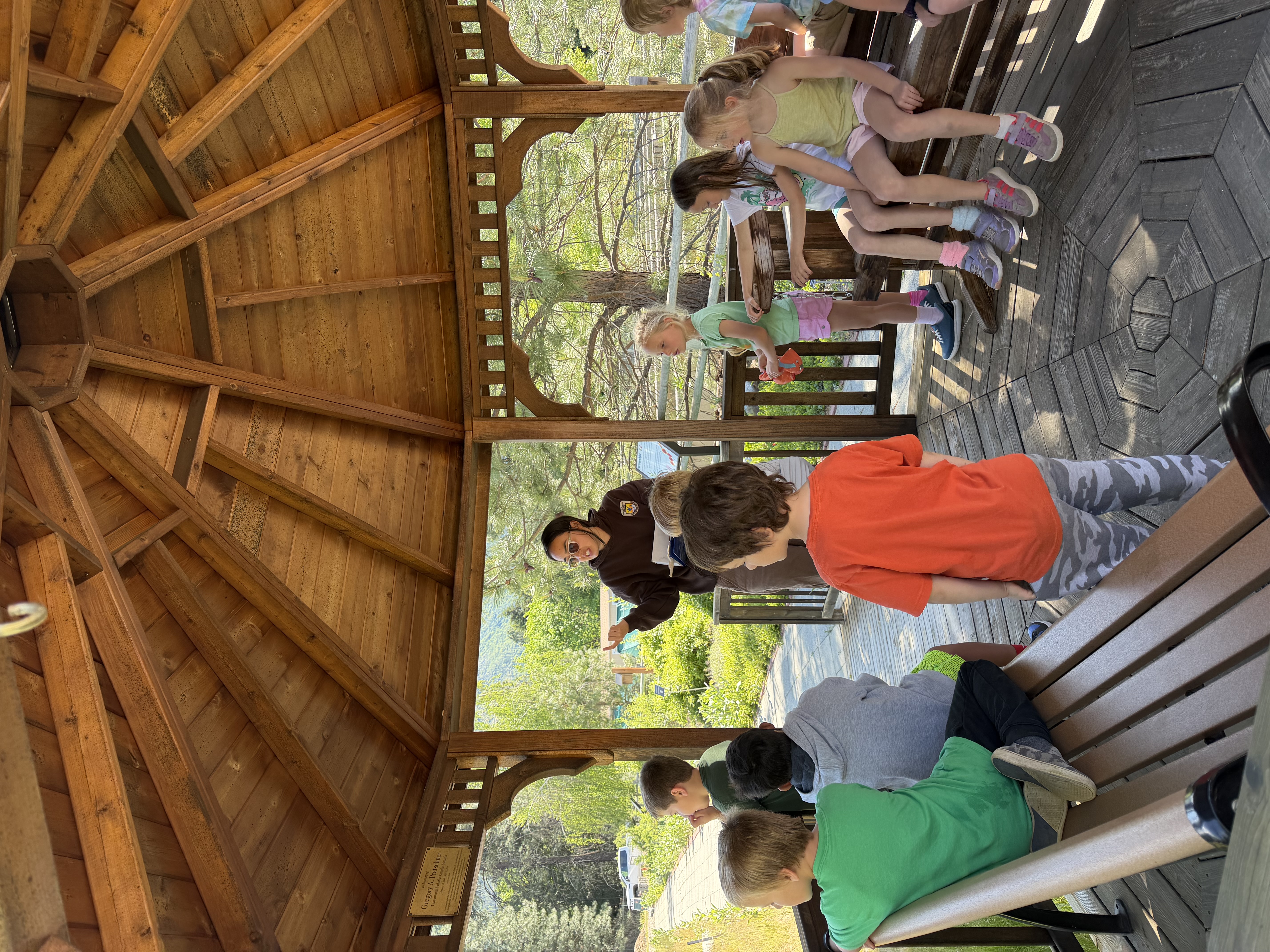 Kids from WRI After School Programs at the Leavenworth National Fish Hatchery.