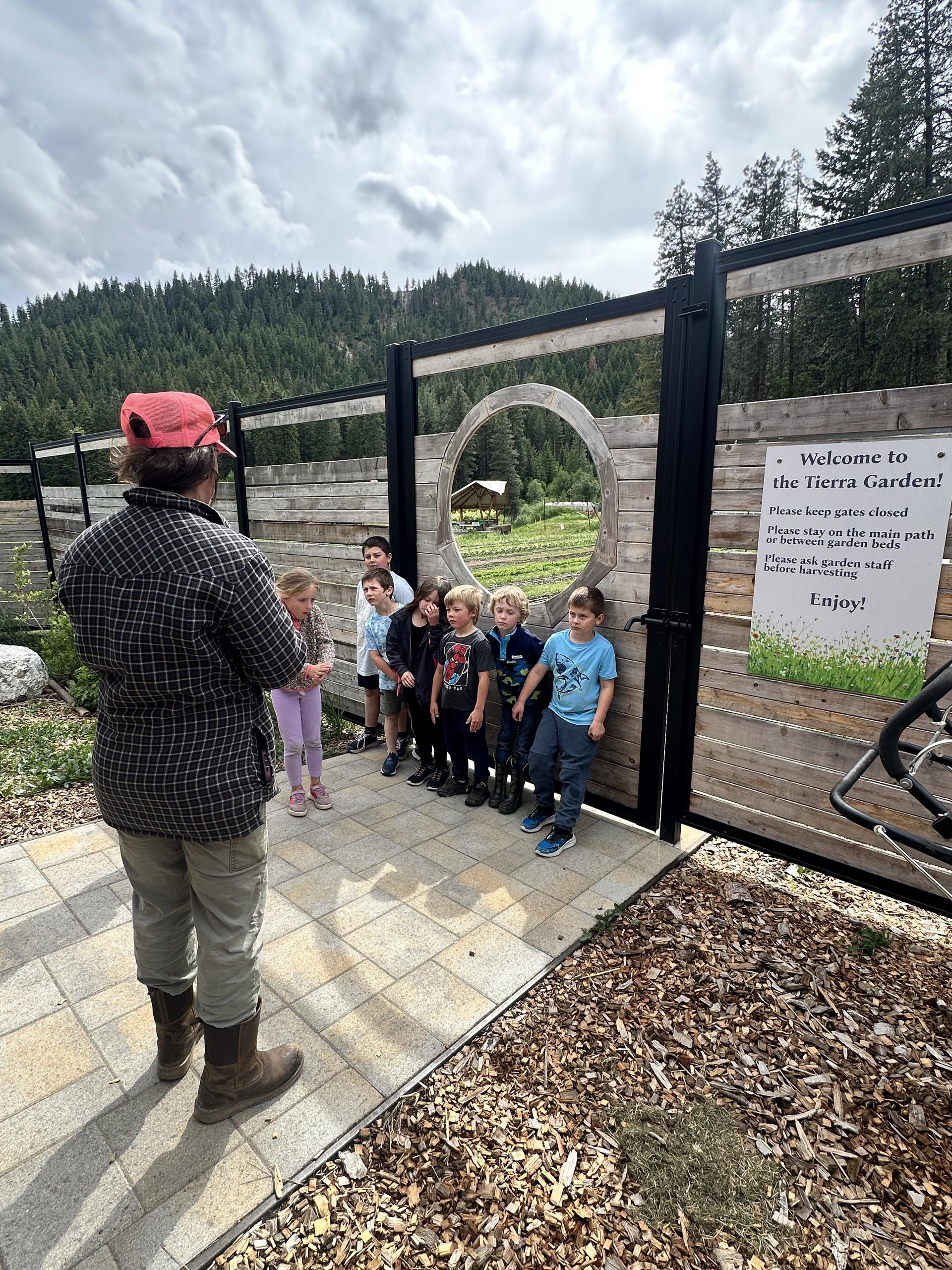 Kids from WRI After School Programs at the Tierra Learning Center.