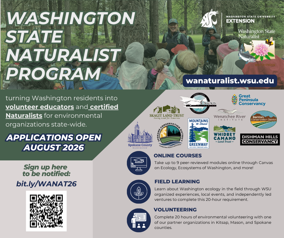 Washington State Naturalist Program flyer