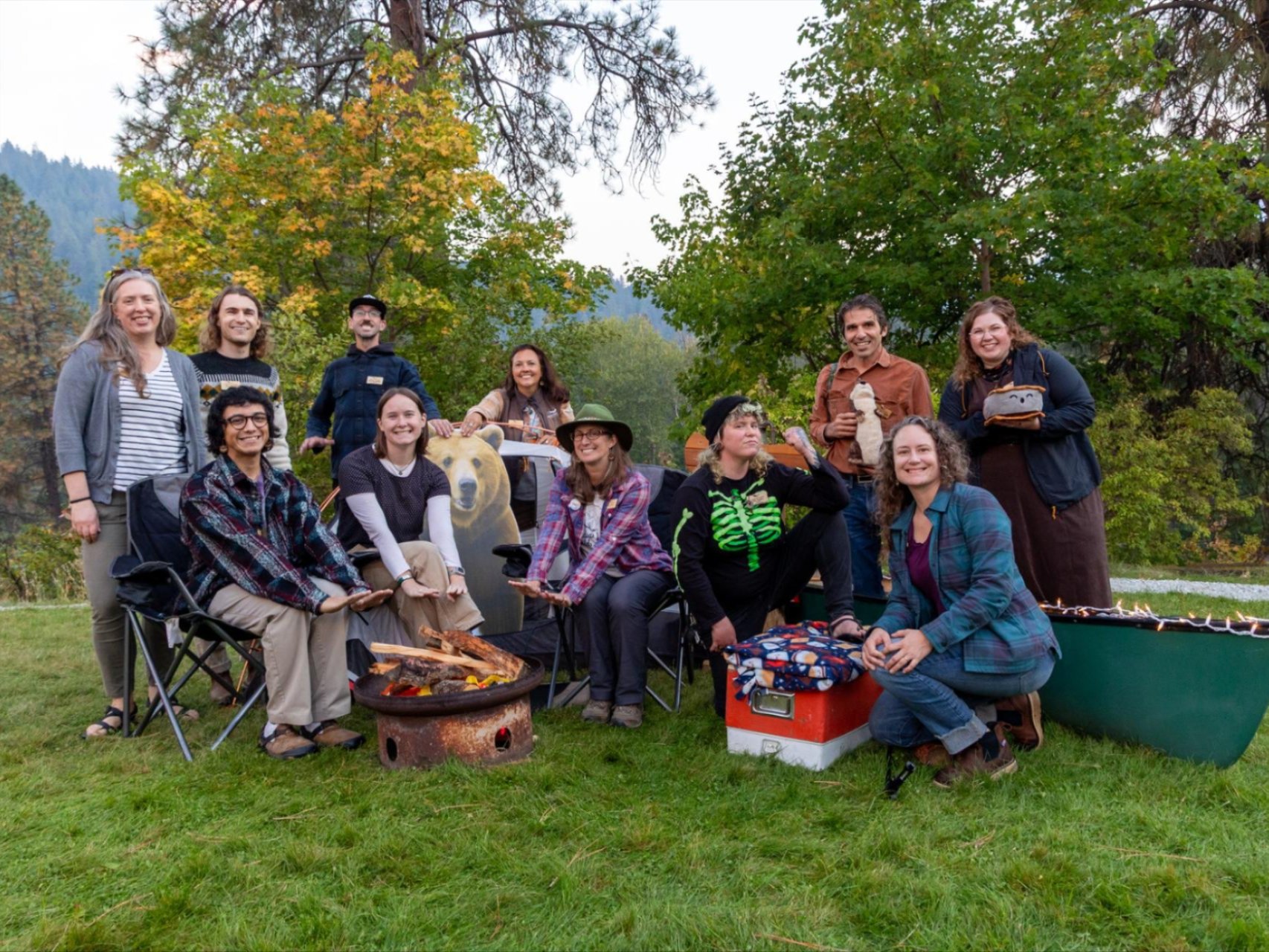 Image of WRI Staff at 2025 Sunset & S'mores